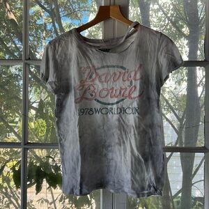 David Bowie Tour Shirt
